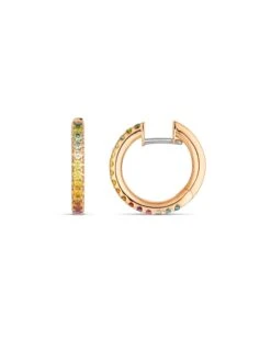 Blu Rainbow Hoop Earrings