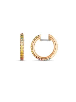 Blu Rainbow Hoop Earrings