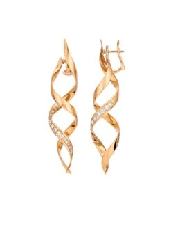 Sensual Golden Bridge Earrings