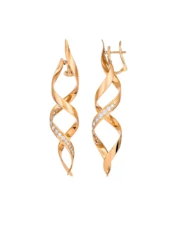 Sensual Golden Bridge Earrings