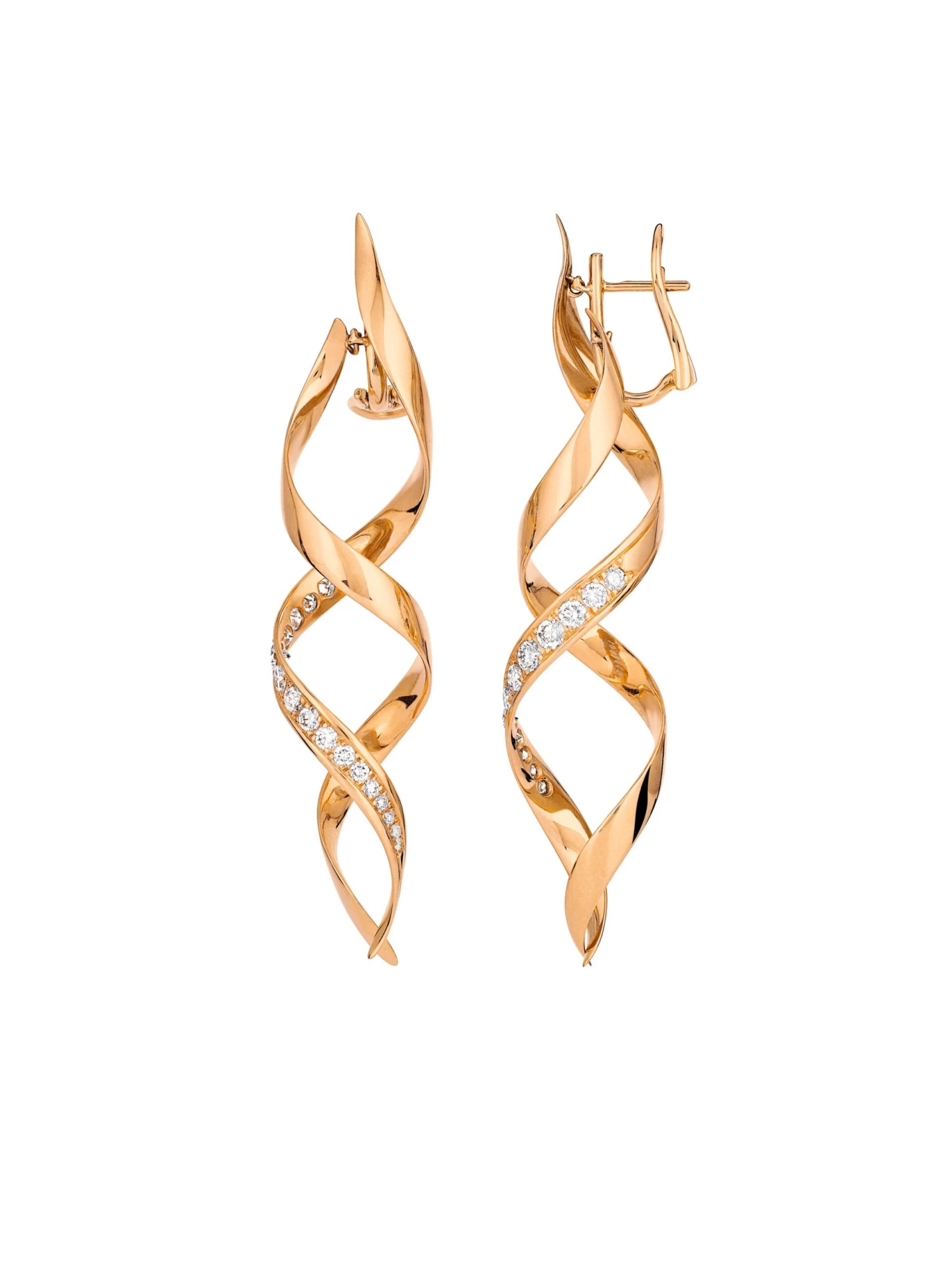 Sensual Golden Bridge Earrings