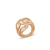 Sensual Golden Bridge Ring