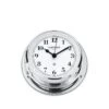 Ship's Clock SKIFF Chrome-plated Brass