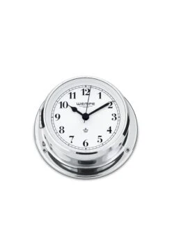 Ship's Clock SKIFF Chrome-plated Brass