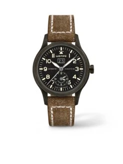 Zeitmeister Aviator Watch Big Date Antique