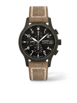 Zeitmeister Aviator Watch Chronograph XL Antique